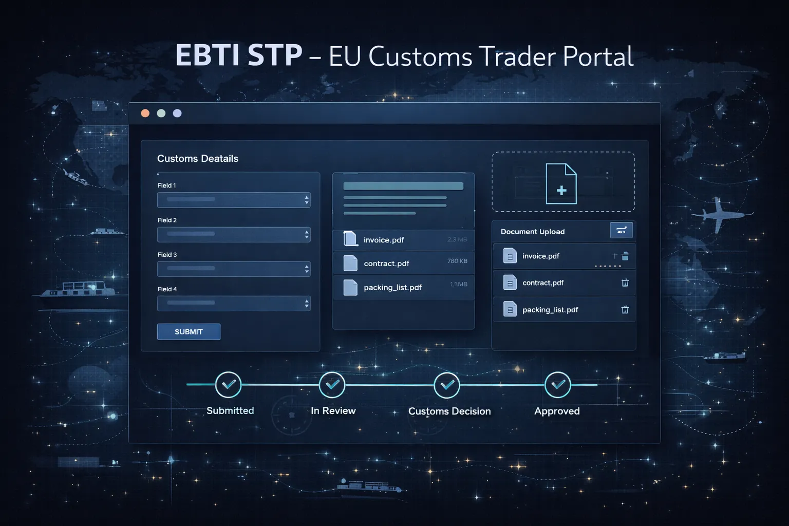 EBTI STP — EU Customs Trader Portal